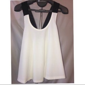 Black & White Chiffon Blouse